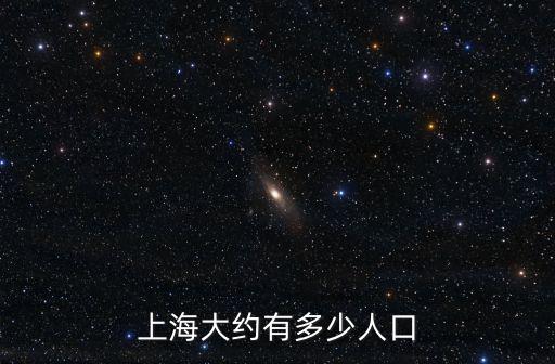 上海大約有多少人口