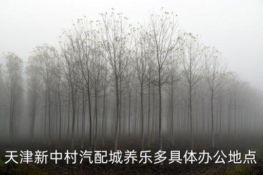 天津新中村汽配城養(yǎng)樂多具體辦公地點