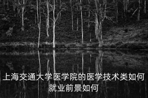 上海交通大學(xué)醫(yī)學(xué)院的醫(yī)學(xué)技術(shù)類如何就業(yè)前景如何