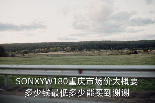 SONXYW180重慶市場價大概要多少錢最低多少能買到謝謝