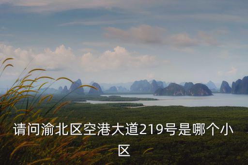 請問渝北區空港大道219號是哪個小區