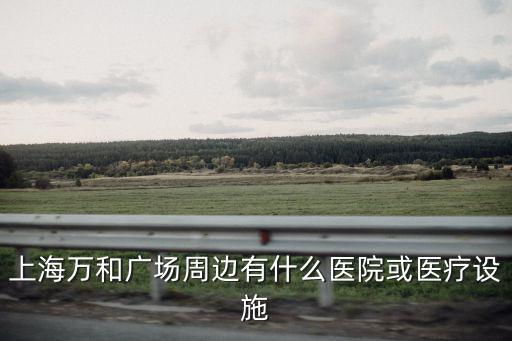 上海萬和廣場周邊有什么醫院或醫療設施