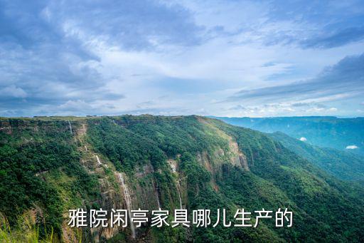 雅院閑亭家具哪兒生產的