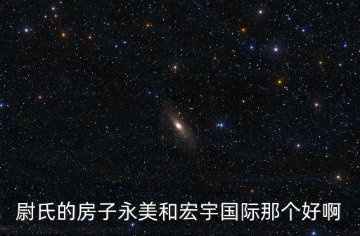 尉氏的房子永美和宏宇國際那個好啊