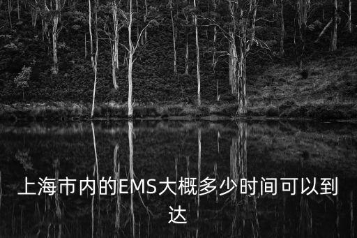 上海市內快遞ems，上海市內ems要多久
