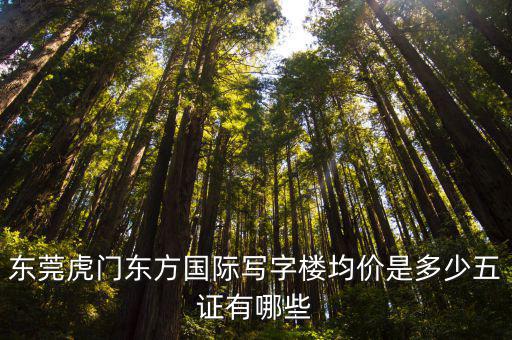 東莞虎門東方國(guó)際寫字樓均價(jià)是多少五證有哪些