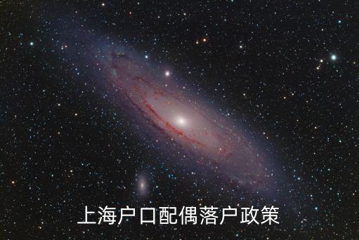 上海戶口配偶落戶政策