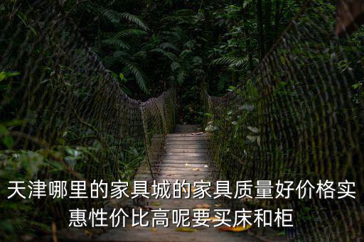天津哪里的家具城的家具質量好價格實惠性價比高呢要買床和柜