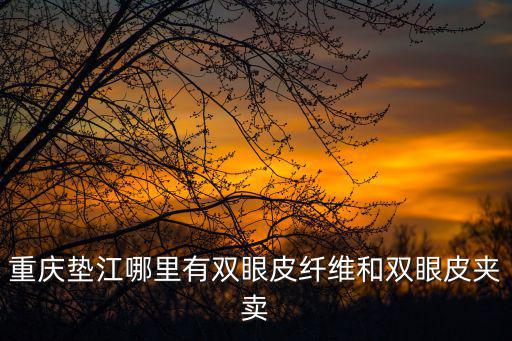 重慶墊江哪里有雙眼皮纖維和雙眼皮夾賣