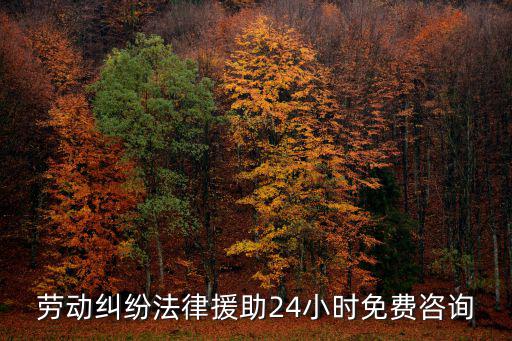 勞動(dòng)糾紛法律援助24小時(shí)免費(fèi)咨詢