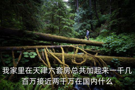 我家里在天津六套房總共加起來一千幾百萬接近兩千萬在國內什么