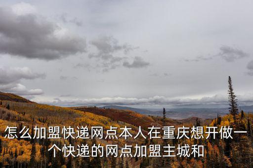 重慶市物流公司貨車加盟，貨車怎么加盟快遞公司