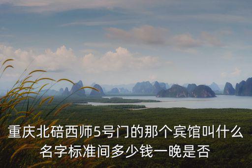 重慶北碚西師5號門的那個賓館叫什么名字標準間多少錢一晚是否