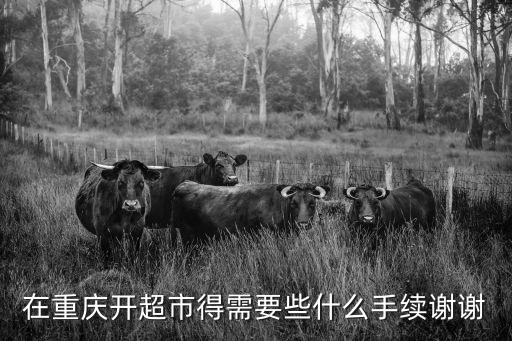 在重慶開超市得需要些什么手續(xù)謝謝