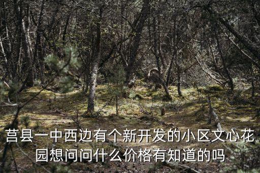 莒縣一中西邊有個(gè)新開(kāi)發(fā)的小區(qū)文心花園想問(wèn)問(wèn)什么價(jià)格有知道的嗎