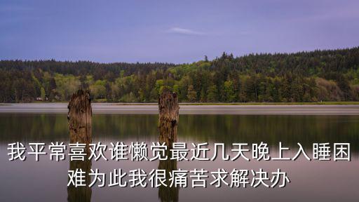 我平常喜歡誰懶覺最近幾天晚上入睡困難為此我很痛苦求解決辦