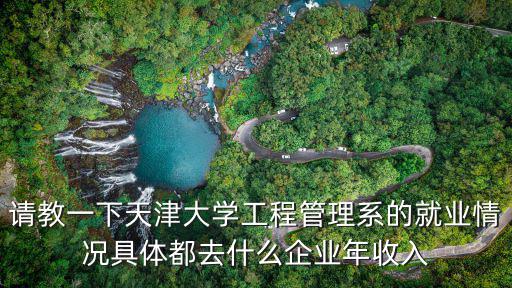 請教一下天津大學工程管理系的就業情況具體都去什么企業年收入