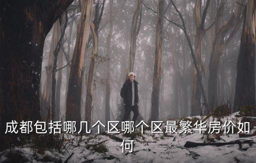 成都包括哪幾個區哪個區最繁華房價如何