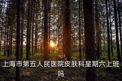 上海市第五人民醫(yī)院皮膚科星期六上班嗎