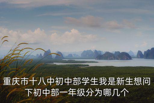 重慶市十八中初中部學(xué)生我是新生想問下初中部一年級分為哪幾個