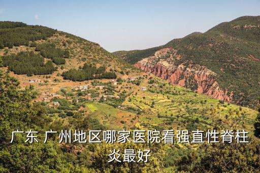 廣東 廣州地區哪家醫院看強直性脊柱炎最好