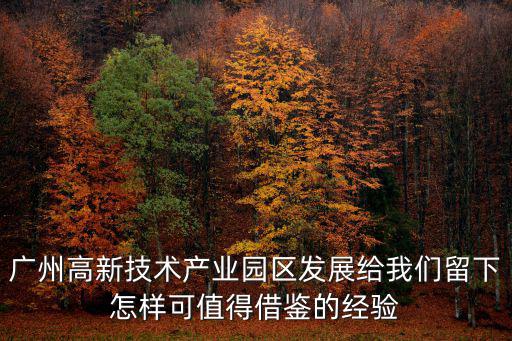 廣州的科技發展，請問現在廣州的主要發展是什么深圳呢