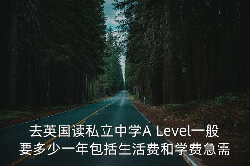 去英國讀私立中學(xué)A Level一般要多少一年包括生活費(fèi)和學(xué)費(fèi)急需