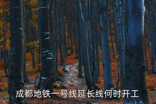 成都地鐵一號線延長線何時開工