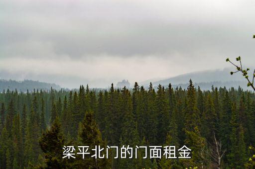 梁平北門的門面租金
