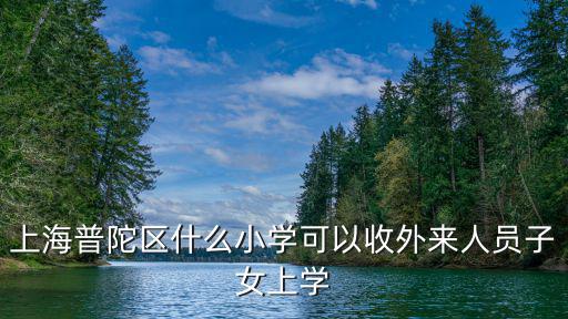 上海普陀區什么小學可以收外來人員子女上學