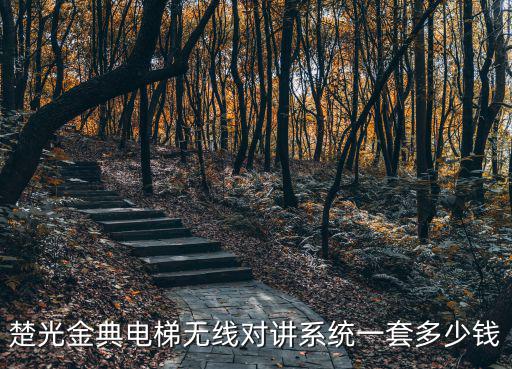 楚光金典電梯無線對講系統一套多少錢