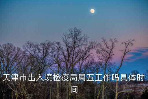 天津市出入境檢疫局周五工作嗎具體時間