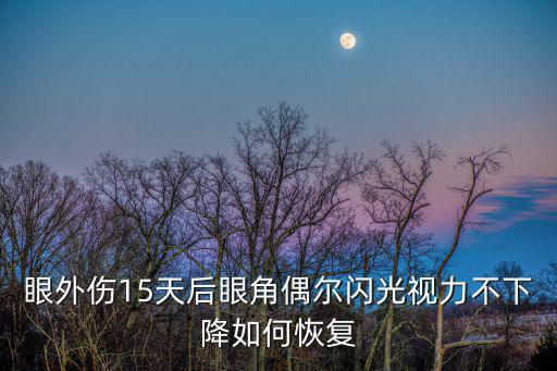 眼外傷15天后眼角偶爾閃光視力不下降如何恢復