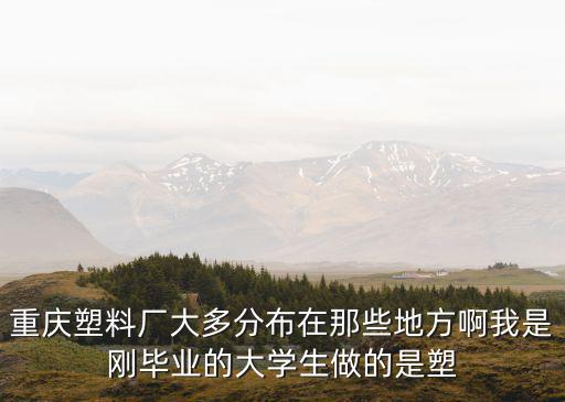 重慶塑料廠大多分布在那些地方啊我是剛畢業的大學生做的是塑