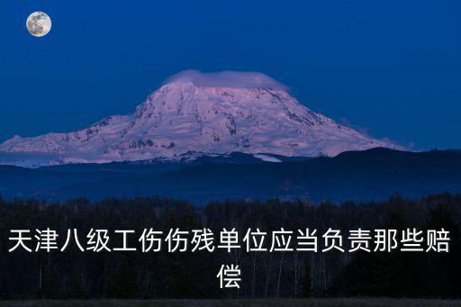 天津八級工傷傷殘單位應(yīng)當(dāng)負(fù)責(zé)那些賠償