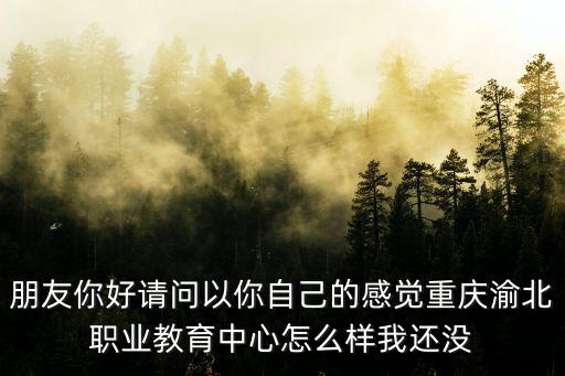 朋友你好請問以你自己的感覺重慶渝北職業教育中心怎么樣我還沒