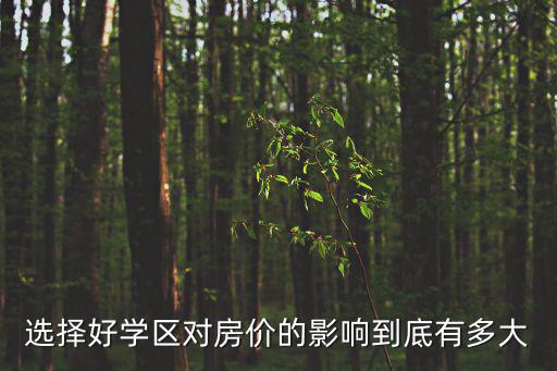 如何決定學區房價趨勢，如何正確選擇學區房