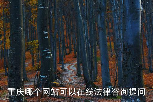 重慶哪個網站可以在線法律咨詢提問
