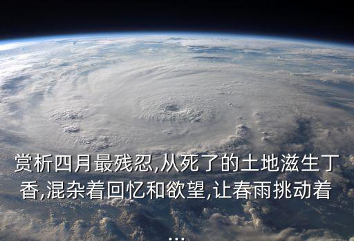 四月丁香,四月最殘忍從死了土地滋生丁香