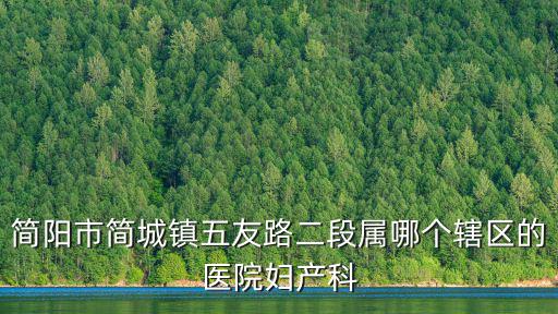 簡陽市簡城鎮五友路二段屬哪個轄區的醫院婦產科