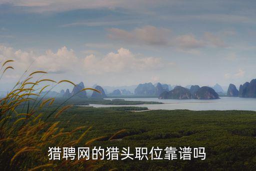 獵頭職位,獵頭顧問靠譜嗎?獵頭公司提供免費咨詢服務