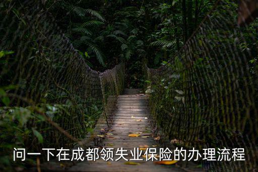 問一下在成都領失業保險的辦理流程