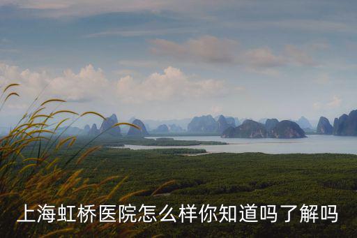 上海市虹橋醫(yī)院簡介，上海虹橋醫(yī)院怎么樣你知道嗎了解嗎