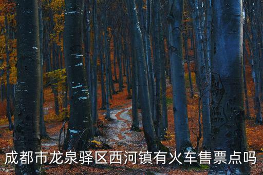 成都市龍泉驛區西河鎮有火車售票點嗎