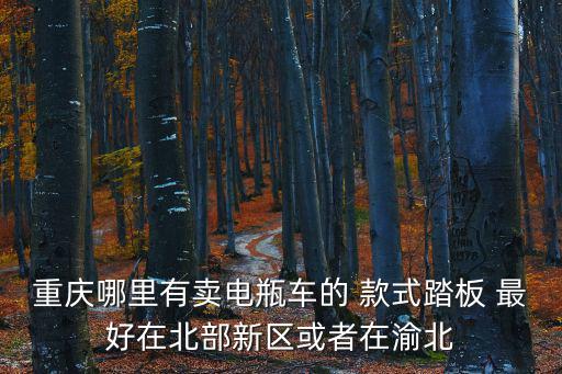 重慶哪里有賣電瓶車的 款式踏板 最好在北部新區或者在渝北