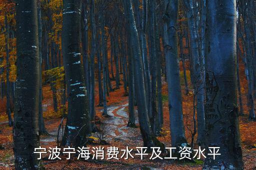 寧波寧海消費水平及工資水平