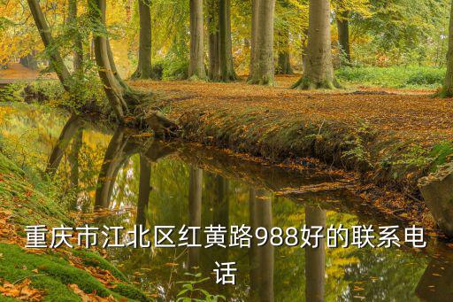 重慶市江北區紅黃路988好的聯系電話