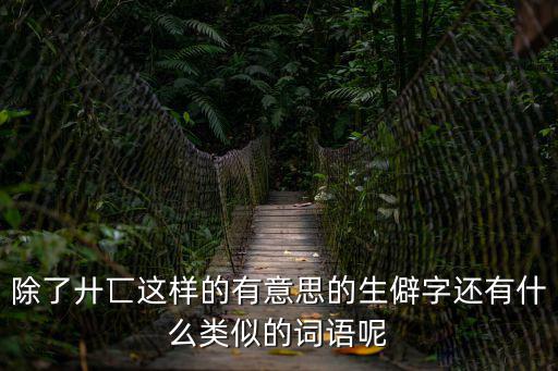 生僻字詞語,錯過）難認的漢字生僻字有哪些?