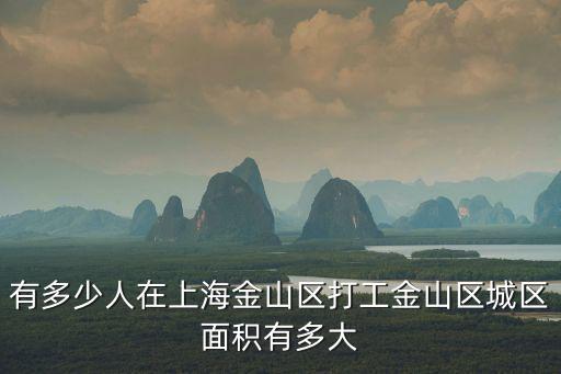 有多少人在上海金山區(qū)打工金山區(qū)城區(qū)面積有多大