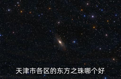 天津市各區的東方之珠哪個好